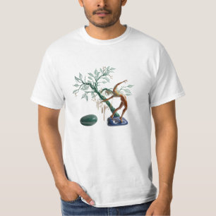 Camiseta Natureza desenhada à mão e arte Abstrato   Valor m