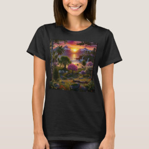Camiseta Natureza Deserto Paisagem Cênica Oceano Praia