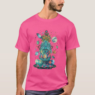 Camiseta Natureza Deusa Bruxa Mãe Terra e Lua Fase C
