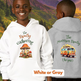 Camiseta Natureza Divertida - Reunião Personalizável da Fam