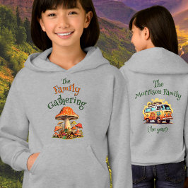 Camiseta Natureza Divertida - Reunião Personalizável da Fam