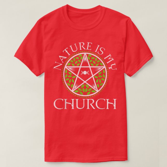 Camiseta Natureza É Minha Igreja432 (Frente do Design)