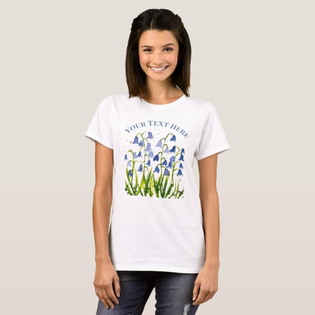 Camiseta Natureza floral Para ela (Frente Completa)
