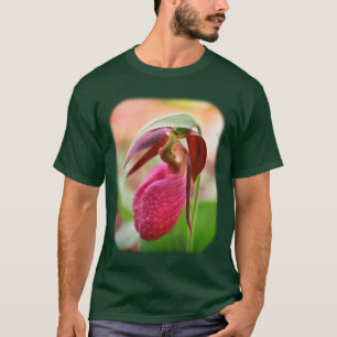 Camiseta Natureza Floral Rosa Lady Slipper