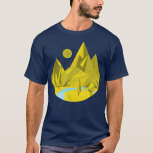 Camiseta Natureza geométrica 2
