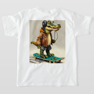 Camiseta natureza icônica dos crocodilos.
