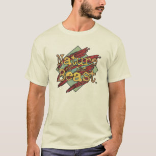 Camiseta "Natureza logotipo resistido do animal"