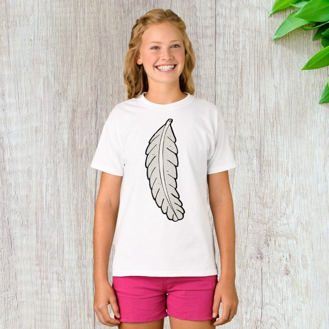 Camiseta Natureza Minimalista Da Pena Desenhada À Mão (Criador carregado)