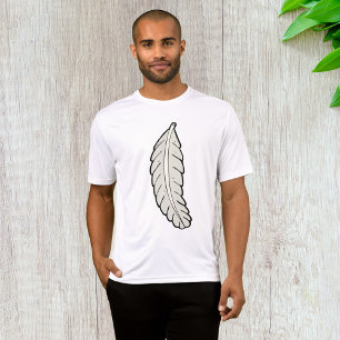 Camiseta Natureza Minimalista Da Pena Desenhada À Mão