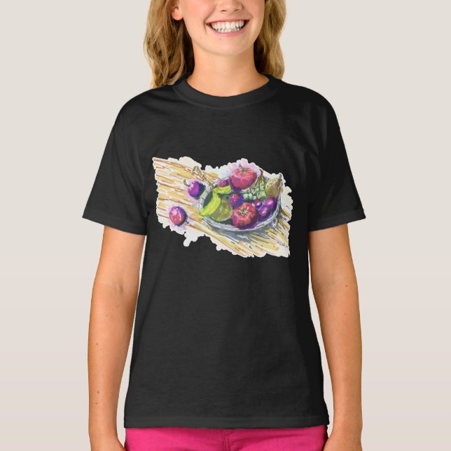 Camiseta Natureza Morta de Frutas (Frente)