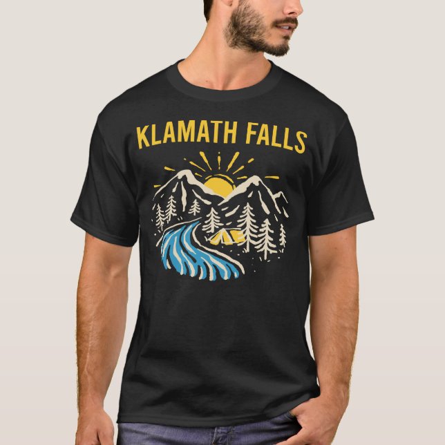 Camiseta Natureza Paisagem Klamath Falls (Frente)