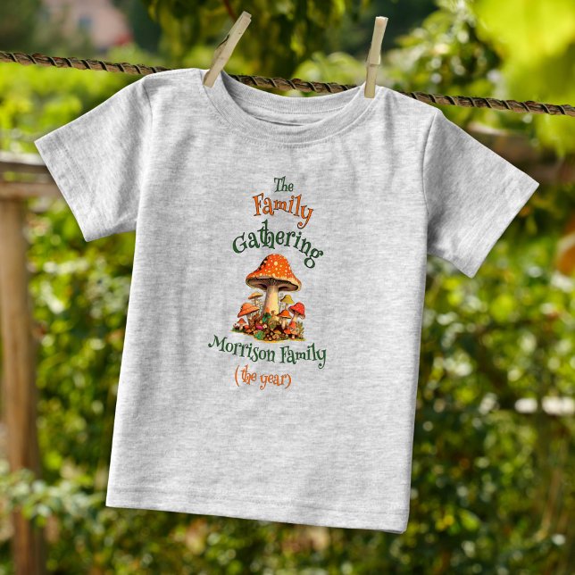 Camiseta Natureza Personalizar Menina Retrô Familiar (Criador carregado)