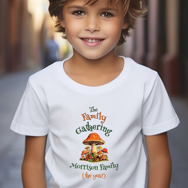 Camiseta Natureza Personalizar Menino Menina Retro Reunião  (Criador carregado)