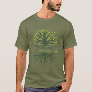 Camiseta Natureza... Quem Sabia? Árvore e Raízes