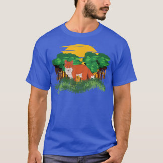 Camiseta Natureza Selvagem Florestas Solares Amante de os a