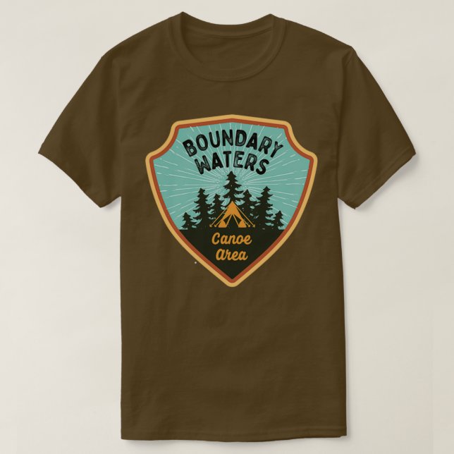 Camiseta Natureza Selvagem III da Zona das Canoas das Águas (Frente do Design)