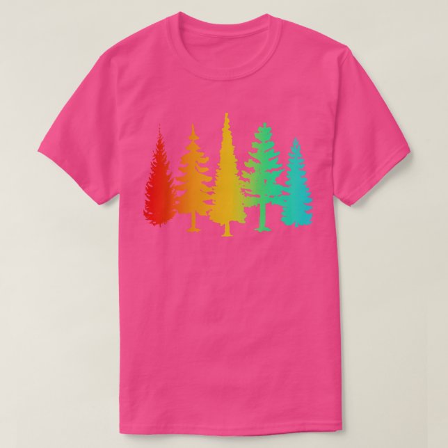 Camiseta Natureza vívida e intensa (Frente do Design)