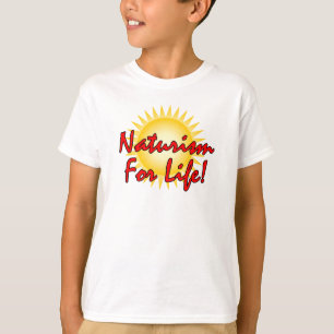 Camiseta Naturista - Naturismo Para A Vida