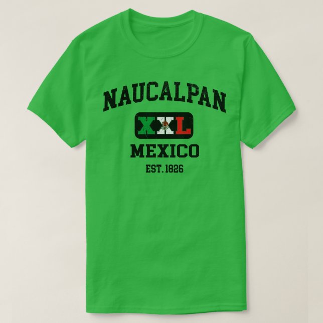 Camiseta Naucalpan México XXL design Athletic (Frente do Design)