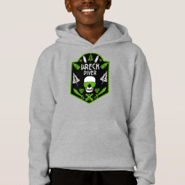 Camiseta naufrágios de mergulho no mar