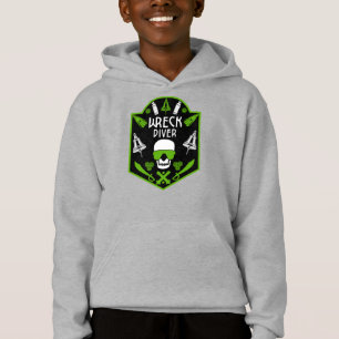 Camiseta naufrágios de mergulho no mar