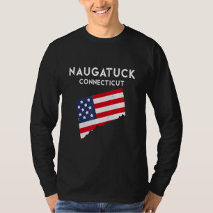 Camiseta Naugatuck Connecticut EUA Estado América Viagem Co