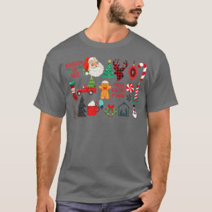 Camiseta Naughn Ou Nice Papai Noel Pinetree Jesus Christm