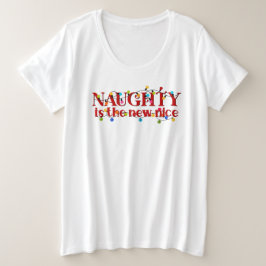 Camiseta Naughty é o novo Natal legal