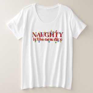 Camiseta Naughty é o novo Natal legal