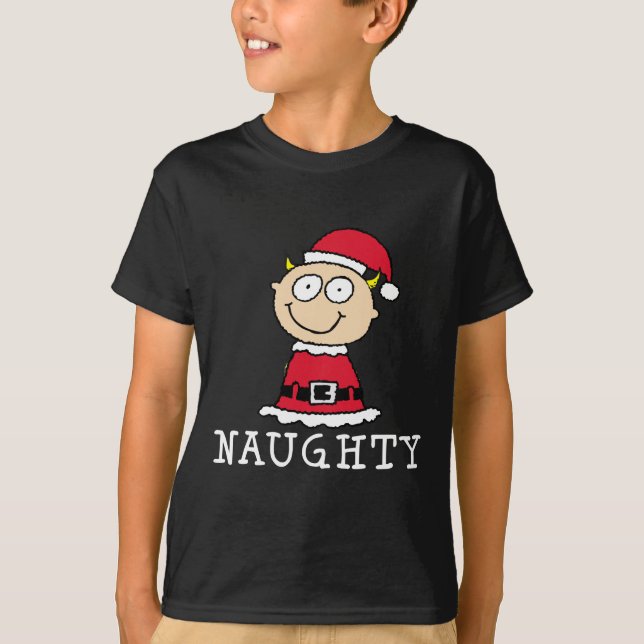 Camiseta Naughty Elf (Frente)