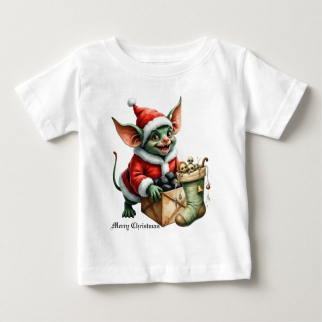 Camiseta Naughty List Delivery: The Goblin Clause Chronicle (Frente)