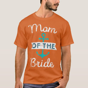 Camiseta Náutica Diversão Favorita Mãe Mãe Mãe do Casamento