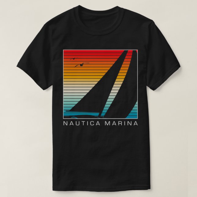 Camiseta Nautica Marina Classic TSirt (Frente do Design)