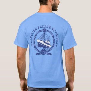 Camiseta Náutica O Que Faz Seu Barco Flutuar