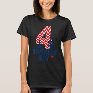 Camiseta Náutico 4.º Aniversário Marinheiros com 4 Anos de