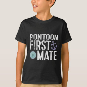 Camiseta Náutico Barco Pontão Primeiro Oficial Âncora