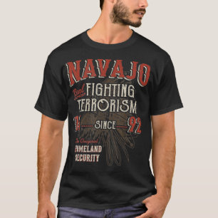 Camiseta Navajo Luta Contra O Terrorismo Desde 1492 América