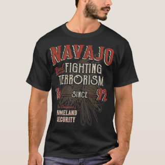 Camiseta Navajo Luta Contra O Terrorismo Desde 1492 América