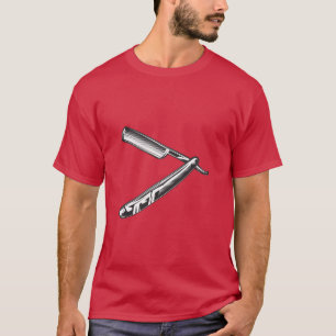 Camiseta Navalha Antiga ao Estilo Vintage