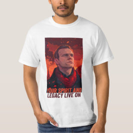 Camiseta Navalny, seu legado e espírito vivem