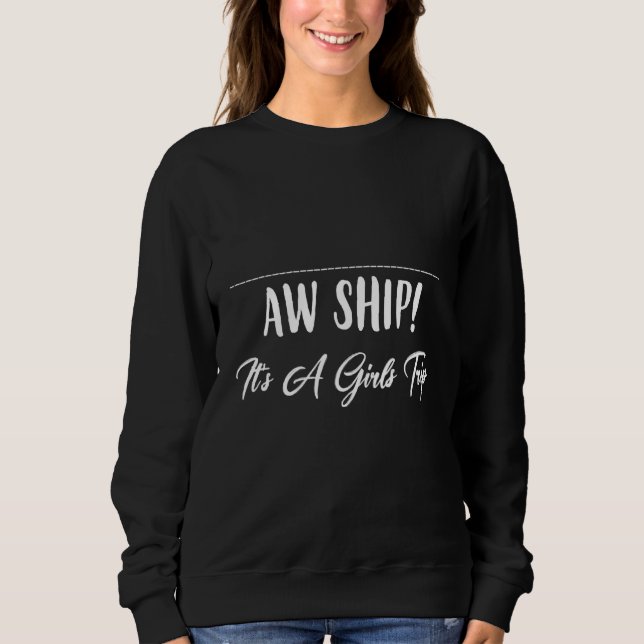 Camiseta Nave É Uma Piada Cruzada De Raparigas (Frente)