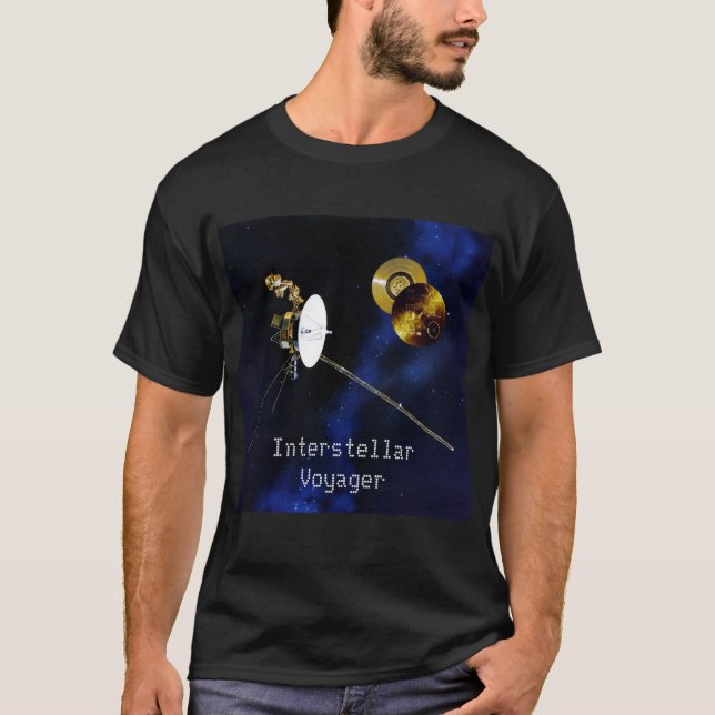 Camiseta Nave Espacial Interestelar Voyager (Frente)