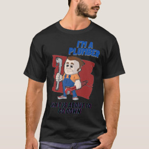 Camiseta Nave pirata assada de canalizador é aniversário de
