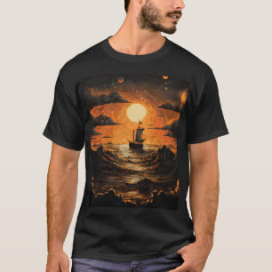 Camiseta Navegação à noite
