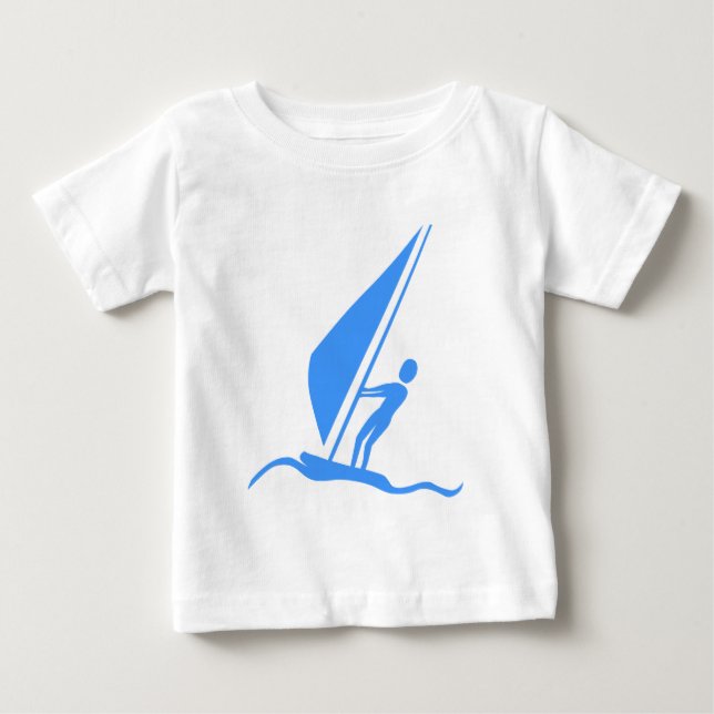 Camiseta Navegação - Azul Bebê (Frente)