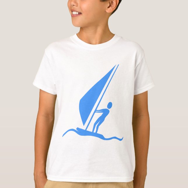 Camiseta Navegação - Azul Bebê (Frente)