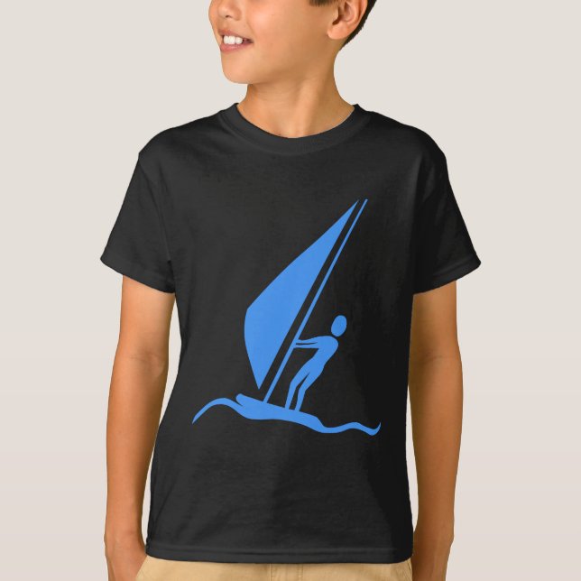 Camiseta Navegação - Azul Bebê (Frente)