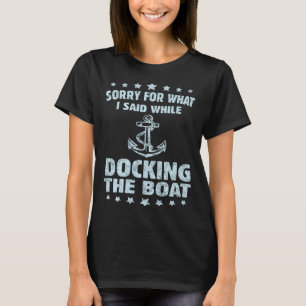 Camiseta Navegação Desculpe O Que Eu Disse Amarração Do Ba