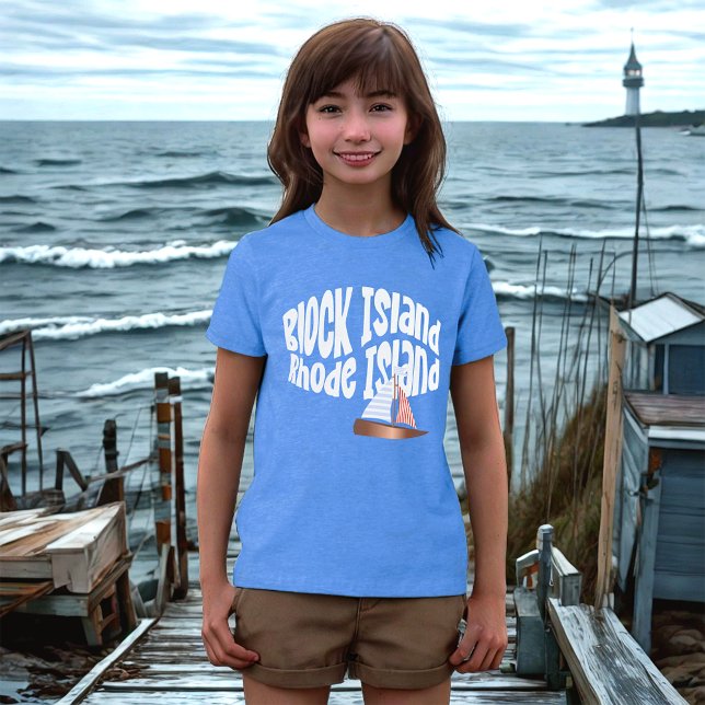 Camiseta Navegação em Ilha Block (Criador carregado)