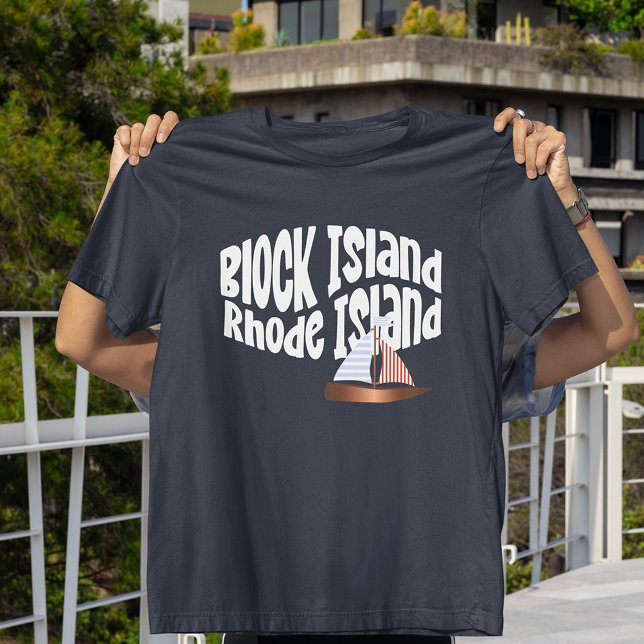 Camiseta Navegação em Ilha Block (Criador carregado)